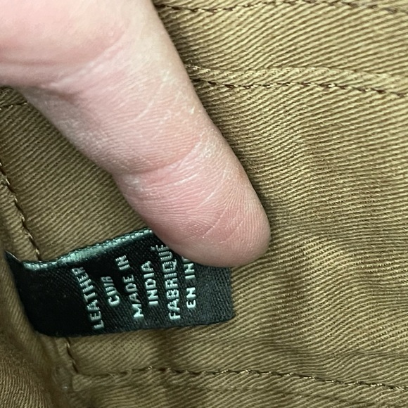 Frye brown leather fold flap crossbody purse. Used. - Picture 4 of 7